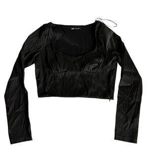 Zara Cropped Long Sleeve